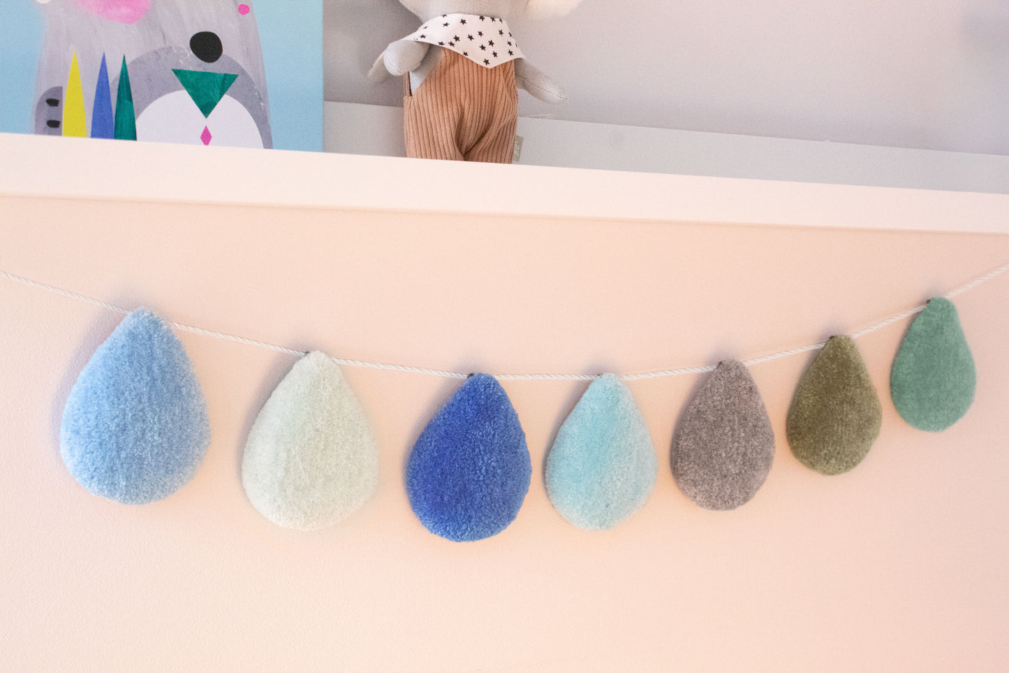 NEW Blue Raindrop Garlands