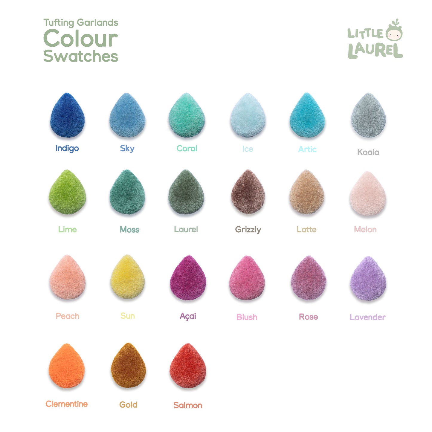 Custom Kids’ Name Nursery Garland – Tiny Tales (Goldie)