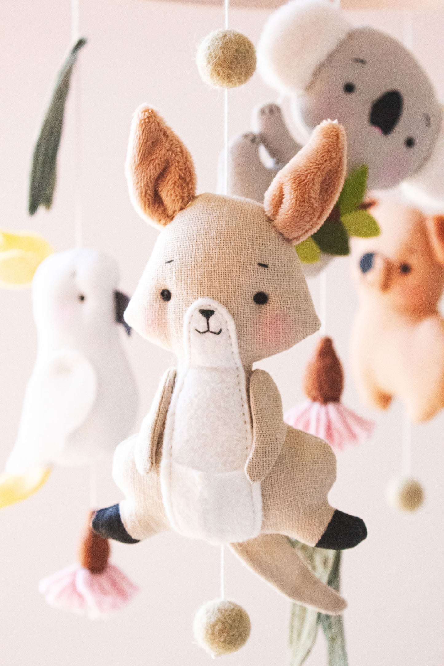 NEW Aussie Animals Baby Girl Mobile