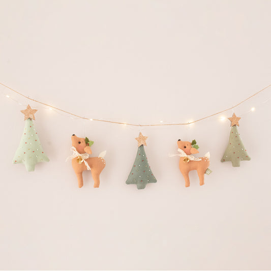 Christmas Deer Garland