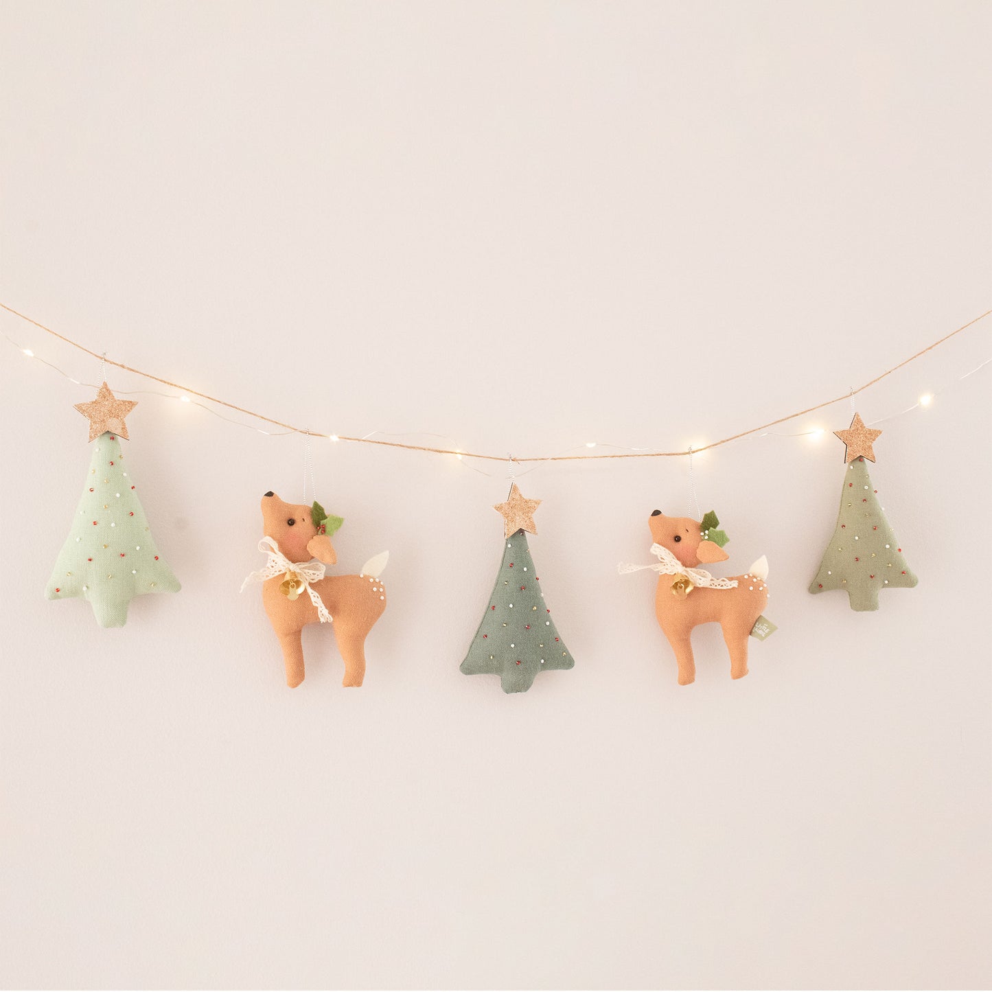 Christmas Deer Garland