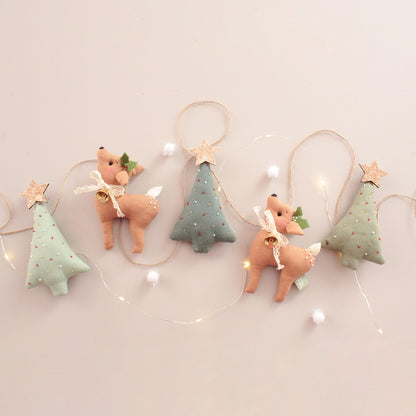 Christmas Deer Garland