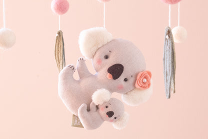 Koala Baby Girl Mobile