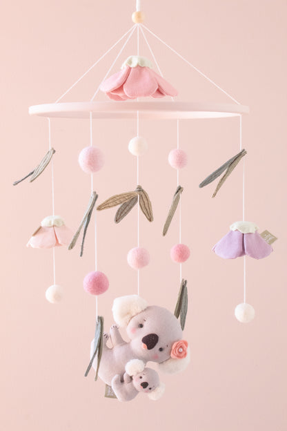 Koala Baby Girl Mobile