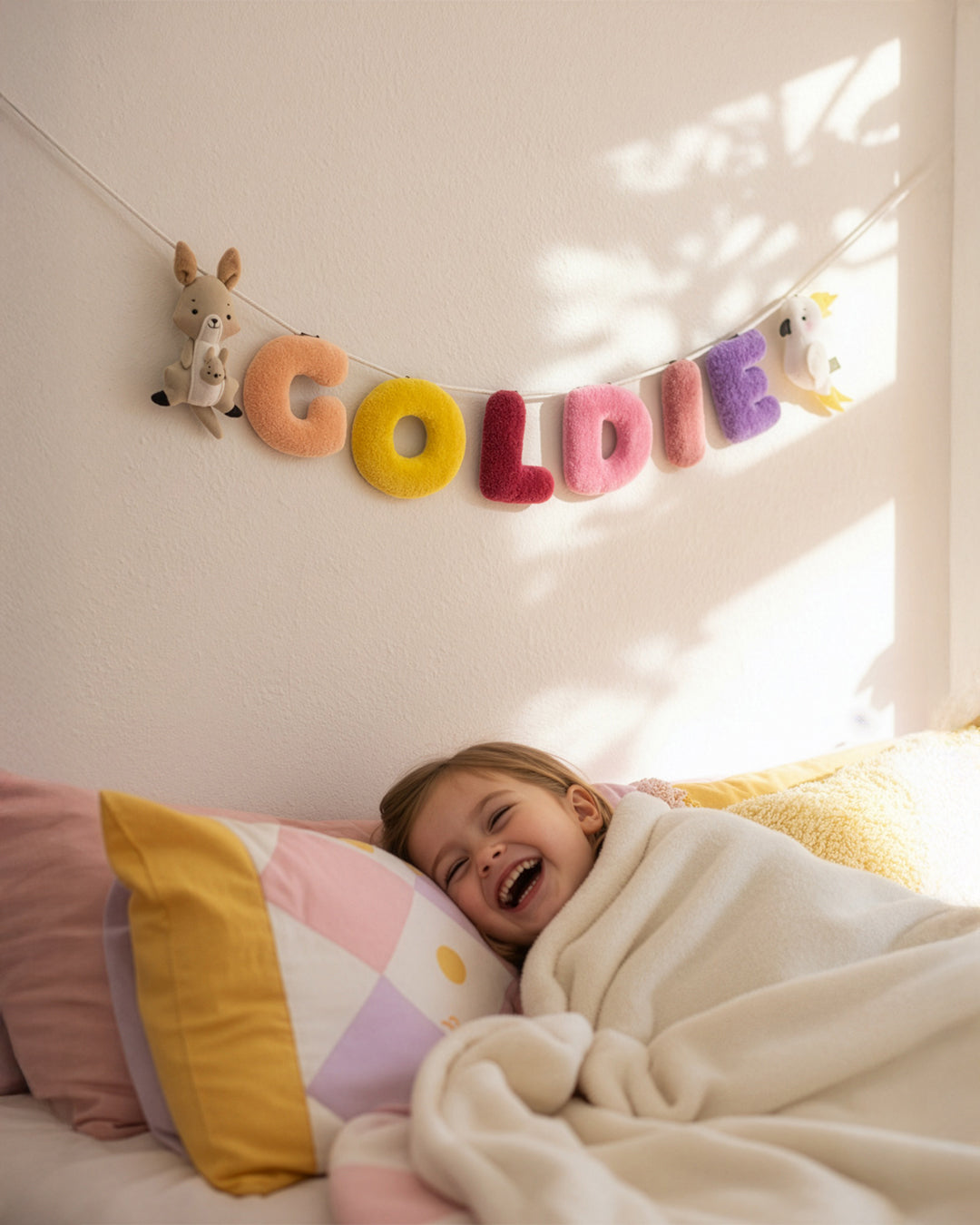 Custom Kids’ Name Nursery Garland – Tiny Tales