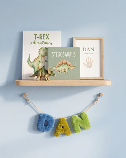 Custom Kids’ Name Nursery Garland – Tiny Tales (Goldie)