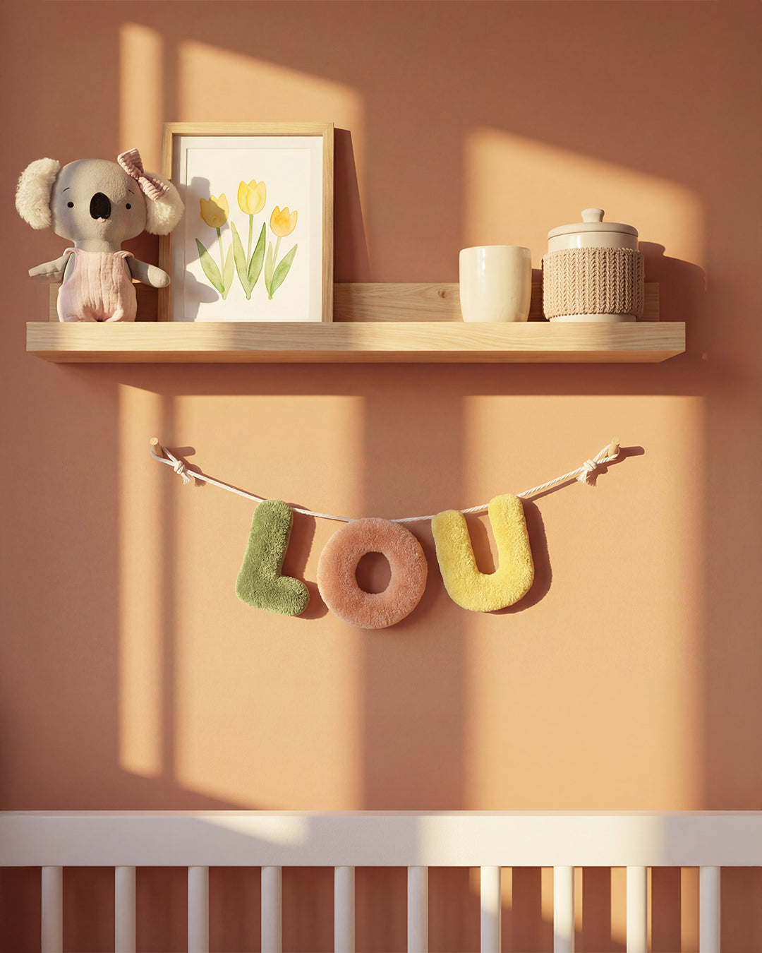 Custom Kids’ Name Nursery Garland – Tiny Tales (Goldie)