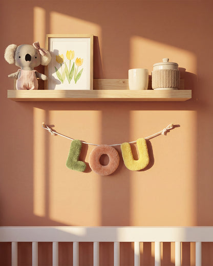 Custom Kids’ Name Nursery Garland – Tiny Tales (Goldie)