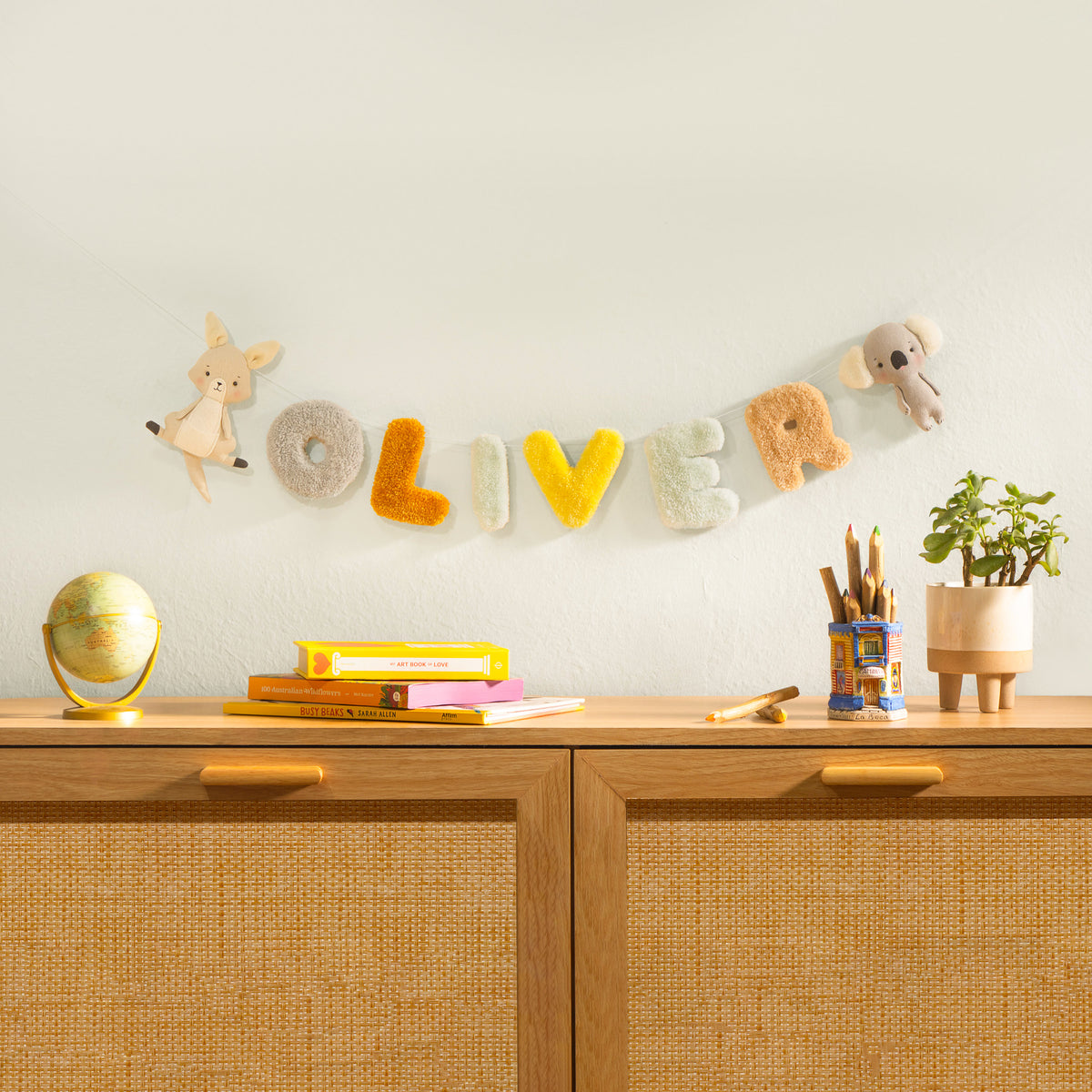Custom Kids’ Name Nursery Garland - Tiny Tales