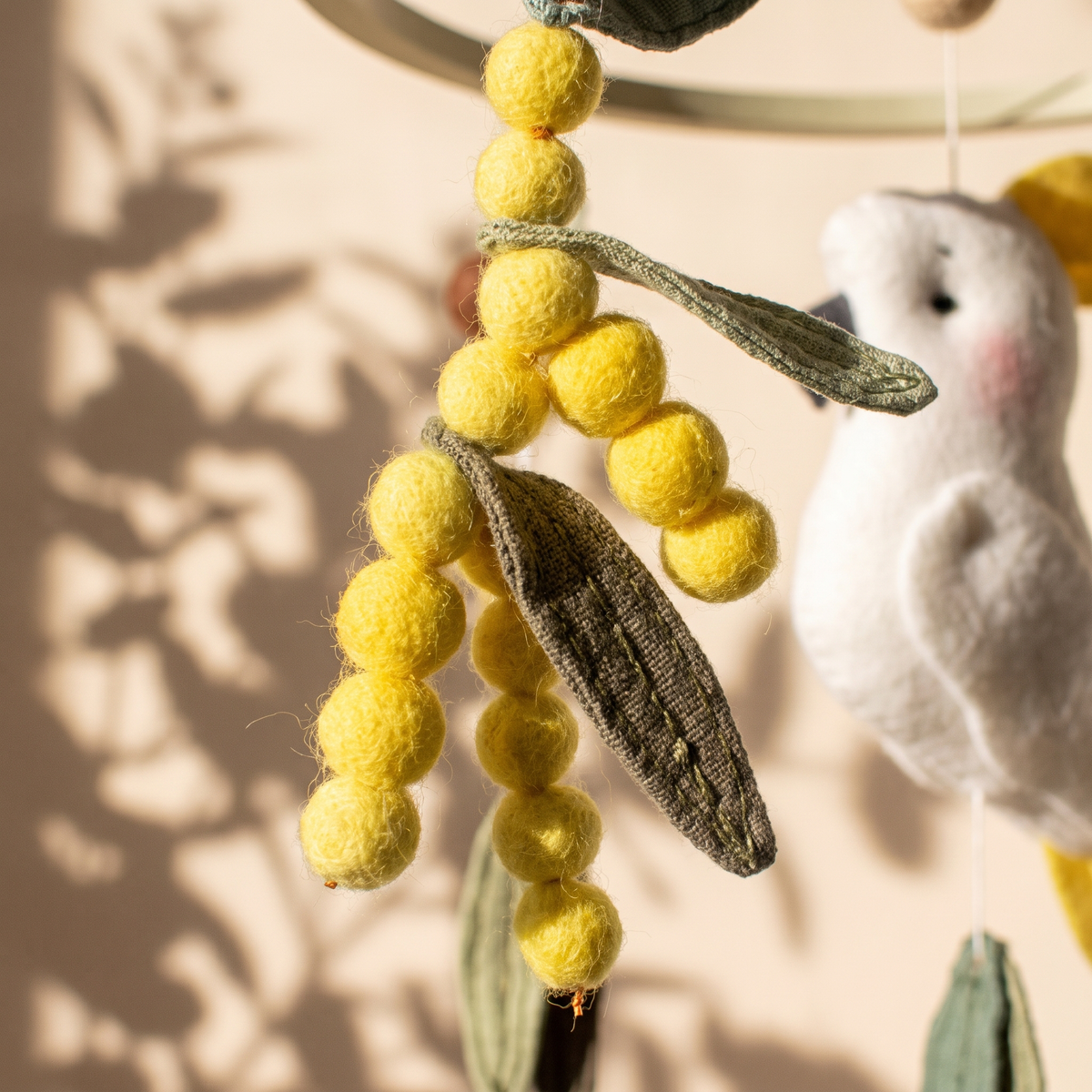 Baby Cot Mobile – Cockatoo Wattle Skies