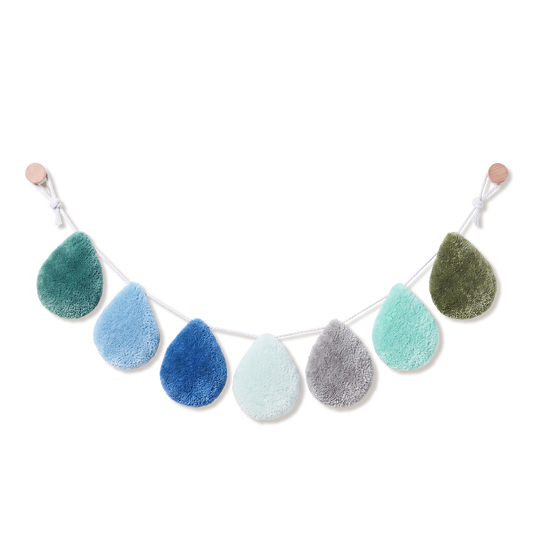 Boy’s Room Raindrop Garland – Little Thunder