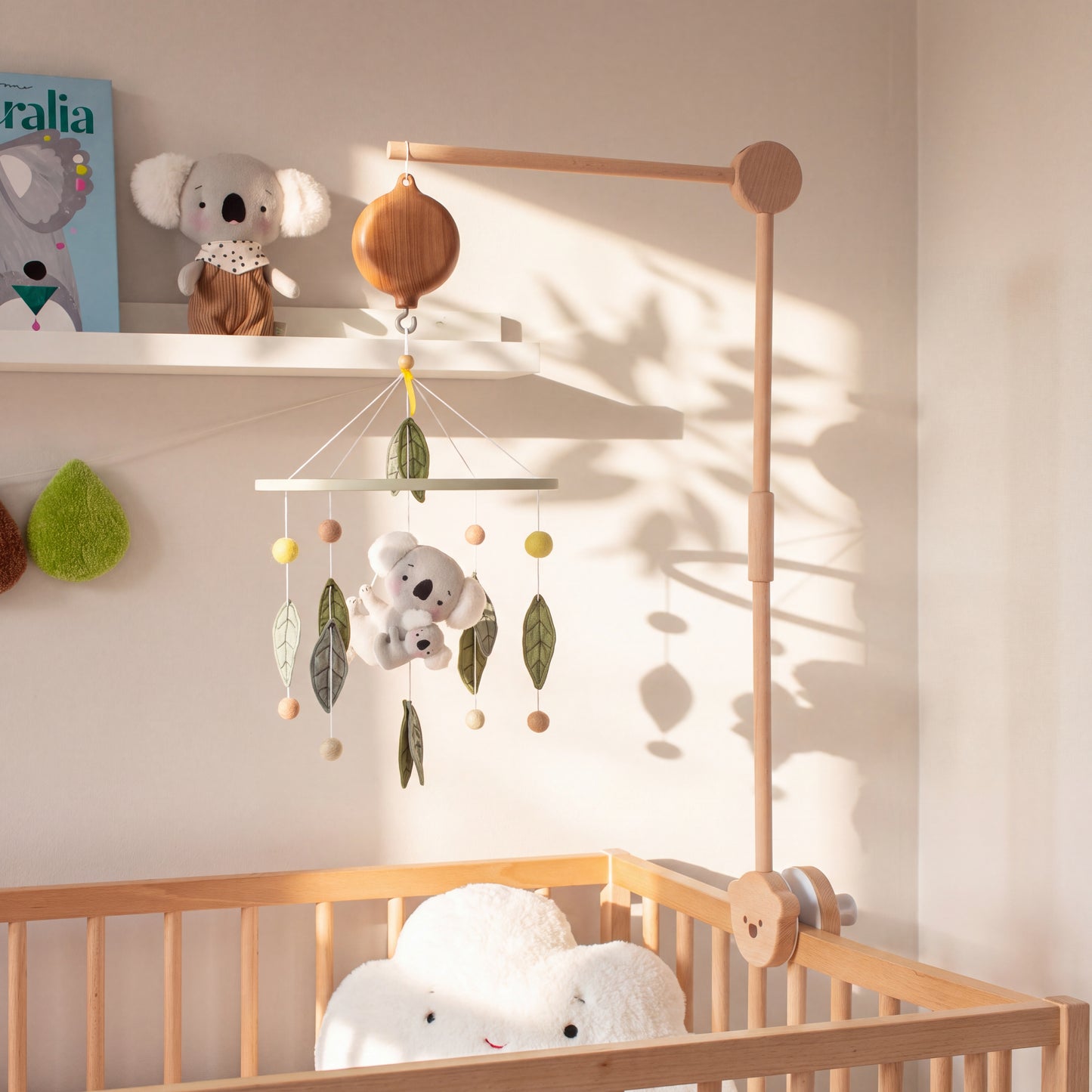 Baby Cot Mobile – Koala Gumleaf Dreams