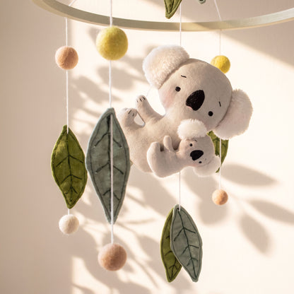 Baby Cot Mobile – Koala Gumleaf Dreams