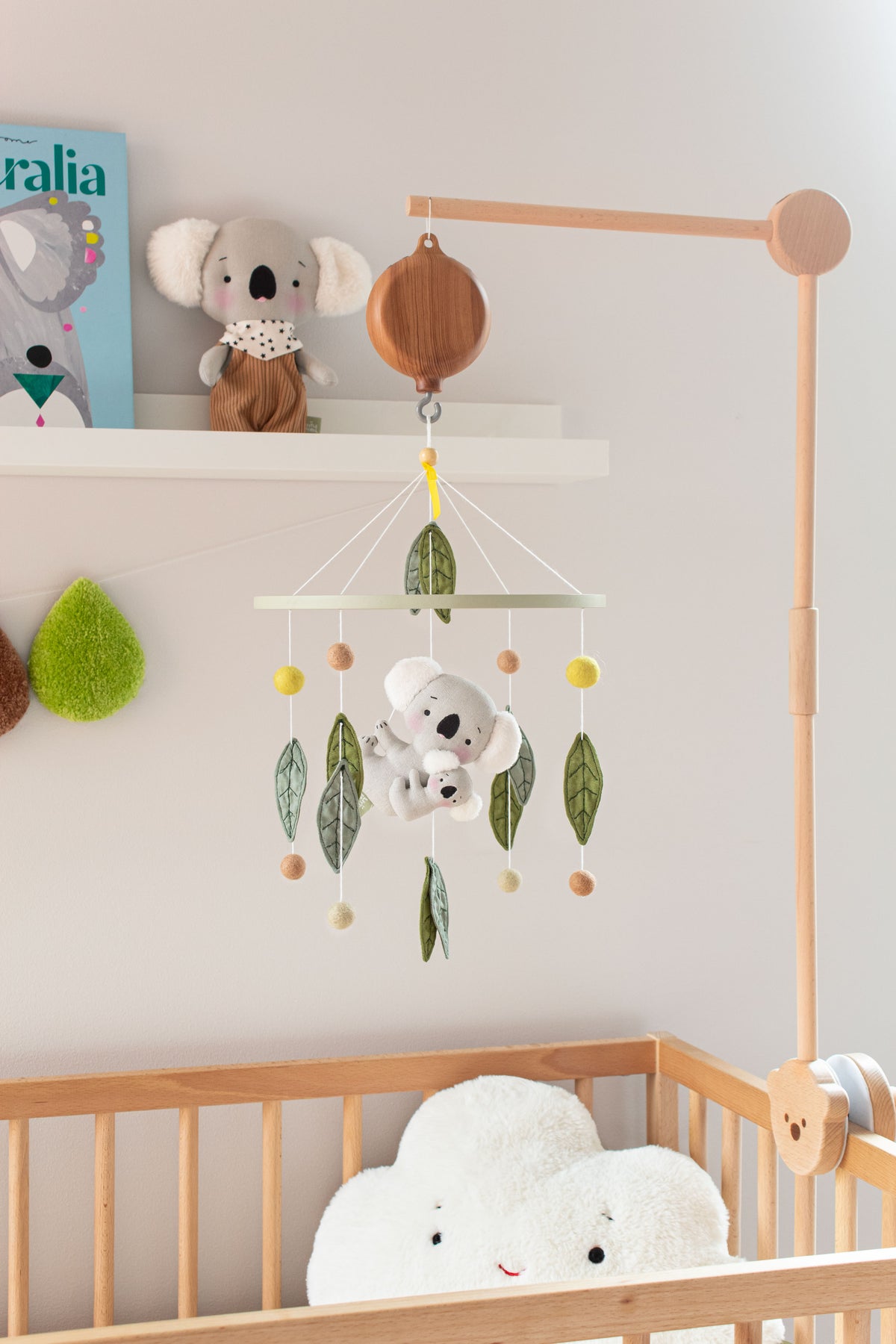 Baby Cot Mobile – Koala Gumleaf Dreams