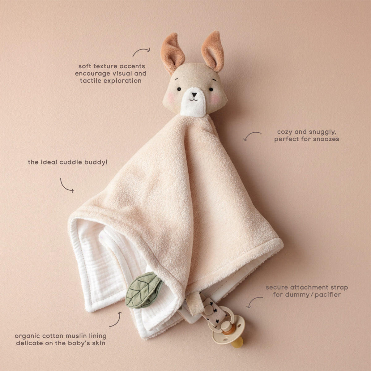 Baby Comfort Blanket – Kangaroo Nuzzles