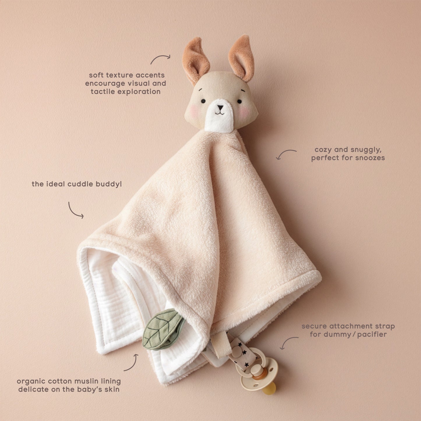 Baby Comfort Blanket - Kangaroo Nuzzles