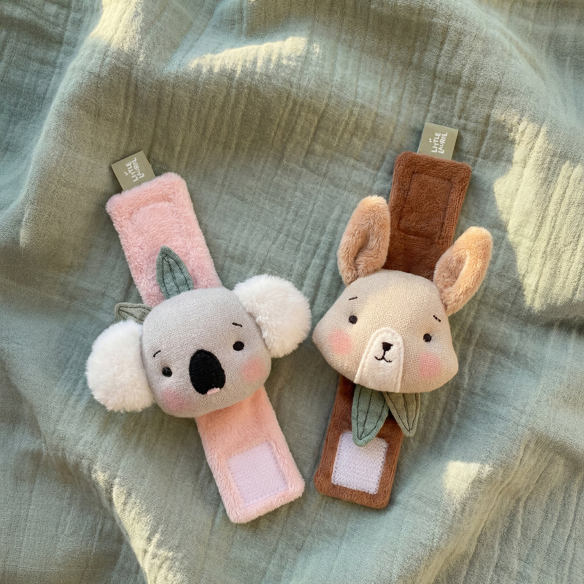 Baby Wrist Rattles Set – Snuggle Blooms