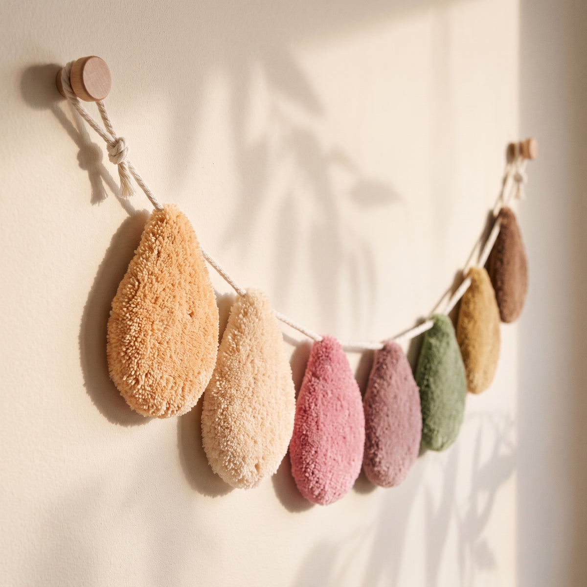 Girl’s Room Raindrop Garland – Pink Puddles