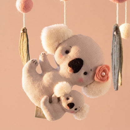 Baby Girl Cot Mobile – Koala Wildflower Dreams
