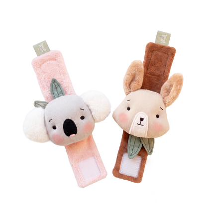 Baby Wrist Rattles Set – Snuggle Blooms