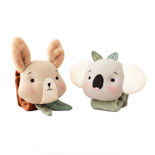 Baby Wrist Rattles Set – Cuddle Paws