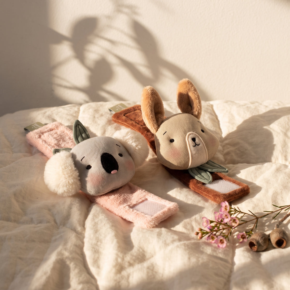 Baby Wrist Rattles Set – Snuggle Blooms